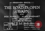 Image of Dick Powell Road is Open Again United States USA, 1933, second 9 stock footage video 65675051797