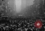 Standbild Gewerkschaften protestieren Taft-Hartley Act New York City United States USA, 1947, aus Sekunde 12 historischem Filmmaterial Videoclip 65675051810