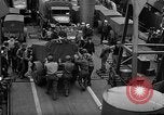 Image of American troops aboard LST English Channel, 1944, second 30 stock footage video 65675051822