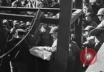 Image of American troops aboard LST English Channel, 1944, second 9 stock footage video 65675051823