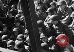 Image of American troops aboard LST English Channel, 1944, second 29 stock footage video 65675051823