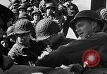 Image of American troops aboard LST English Channel, 1944, second 43 stock footage video 65675051823