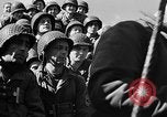 Image of American troops aboard LST English Channel, 1944, second 60 stock footage video 65675051823