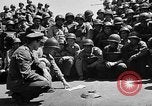 Standbild Lieutenant Ralph Adams an Bord LST im Englischen Kanal, 1944, aus Sekunde 30 historischem Filmmaterial Videoclip 65675051825