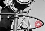 Image of LST communication using semaphore, signal flags, and blinking lights English Channel, 1944, second 21 stock footage video 65675051829