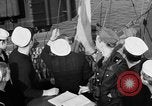 Image of LST communication using semaphore, signal flags, and blinking lights English Channel, 1944, second 33 stock footage video 65675051829