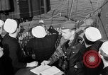 Image of LST communication using semaphore, signal flags, and blinking lights English Channel, 1944, second 35 stock footage video 65675051829