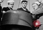 Image of LST communication using semaphore, signal flags, and blinking lights English Channel, 1944, second 38 stock footage video 65675051829