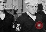 Image of LST communication using semaphore, signal flags, and blinking lights English Channel, 1944, second 43 stock footage video 65675051829