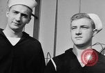 Image of LST communication using semaphore, signal flags, and blinking lights English Channel, 1944, second 49 stock footage video 65675051829