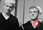 Image of LST communication using semaphore, signal flags, and blinking lights English Channel, 1944, second 51 stock footage video 65675051829
