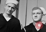 Image of LST communication using semaphore, signal flags, and blinking lights English Channel, 1944, second 54 stock footage video 65675051829