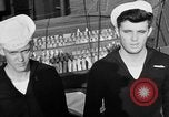 Image of LST communication using semaphore, signal flags, and blinking lights English Channel, 1944, second 57 stock footage video 65675051829