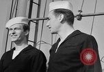 Image of LST communication using semaphore, signal flags, and blinking lights English Channel, 1944, second 61 stock footage video 65675051829