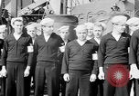 Image of American officer English Channel, 1944, second 8 stock footage video 65675051833