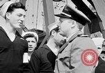 Image of American officer English Channel, 1944, second 16 stock footage video 65675051833