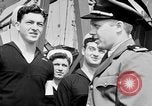 Image of American officer English Channel, 1944, second 18 stock footage video 65675051833