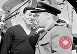 Image of American officer English Channel, 1944, second 19 stock footage video 65675051833