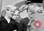 Image of American officer English Channel, 1944, second 21 stock footage video 65675051833