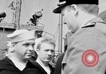 Image of American officer English Channel, 1944, second 24 stock footage video 65675051833