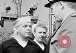 Image of American officer English Channel, 1944, second 25 stock footage video 65675051833