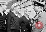 Image of American officer English Channel, 1944, second 32 stock footage video 65675051833