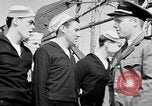 Image of American officer English Channel, 1944, second 33 stock footage video 65675051833