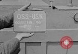 Image of loaded LST English Channel, 1944, second 3 stock footage video 65675051834