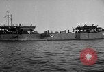 Image of loaded LST English Channel, 1944, second 6 stock footage video 65675051834