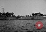 Image of loaded LST English Channel, 1944, second 7 stock footage video 65675051834