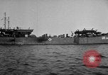 Image of loaded LST English Channel, 1944, second 8 stock footage video 65675051834