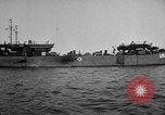 Image of loaded LST English Channel, 1944, second 9 stock footage video 65675051834