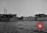 Image of loaded LST English Channel, 1944, second 10 stock footage video 65675051834