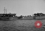 Image of loaded LST English Channel, 1944, second 13 stock footage video 65675051834