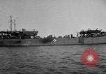 Image of loaded LST English Channel, 1944, second 14 stock footage video 65675051834