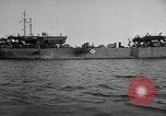 Image of loaded LST English Channel, 1944, second 16 stock footage video 65675051834