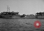 Image of loaded LST English Channel, 1944, second 18 stock footage video 65675051834