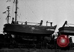 Image of loaded LST English Channel, 1944, second 21 stock footage video 65675051834