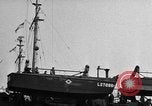 Image of loaded LST English Channel, 1944, second 24 stock footage video 65675051834