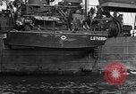 Image of loaded LST English Channel, 1944, second 33 stock footage video 65675051834