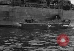 Image of loaded LST English Channel, 1944, second 47 stock footage video 65675051834