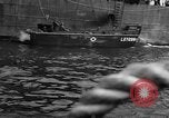 Image of loaded LST English Channel, 1944, second 49 stock footage video 65675051834