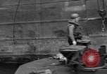 Image of loaded LST English Channel, 1944, second 54 stock footage video 65675051834