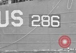 Image of loaded LST English Channel, 1944, second 60 stock footage video 65675051834