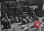 Image of U.S. sailors test fire hose on an LST Portland England United Kingdom, 1944, second 43 stock footage video 65675051842