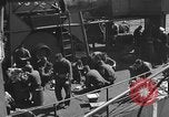 Image of U.S. sailors test fire hose on an LST Portland England United Kingdom, 1944, second 47 stock footage video 65675051842