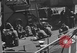 Image of U.S. sailors test fire hose on an LST Portland England United Kingdom, 1944, second 52 stock footage video 65675051842
