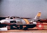 Image of F 86F aircraft Korea, 1953, second 49 stock footage video 65675051867