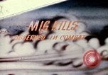 Image of Soviet MiG-15 aircraft hit by American aircraft Korea, 1953, second 1 stock footage video 65675051868