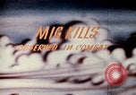 Image of Soviet MiG-15 aircraft hit by American aircraft Korea, 1953, second 3 stock footage video 65675051868